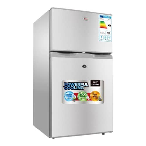Astech Réfrigérateur - Astech - 2 Portes - Gris - 138 Litres - A+