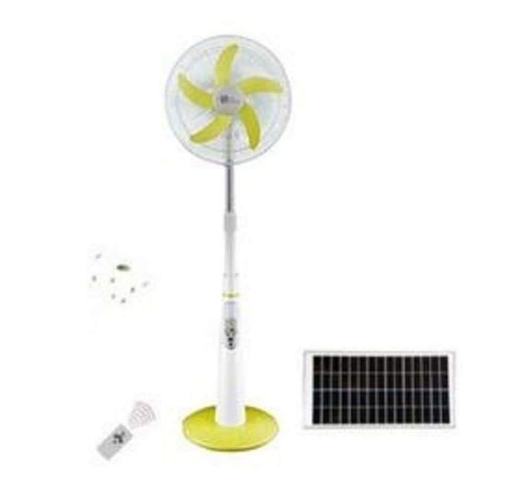 Ventilateur Rechargeable 16 pouce avec panneaux solaire - GM TRONIK
